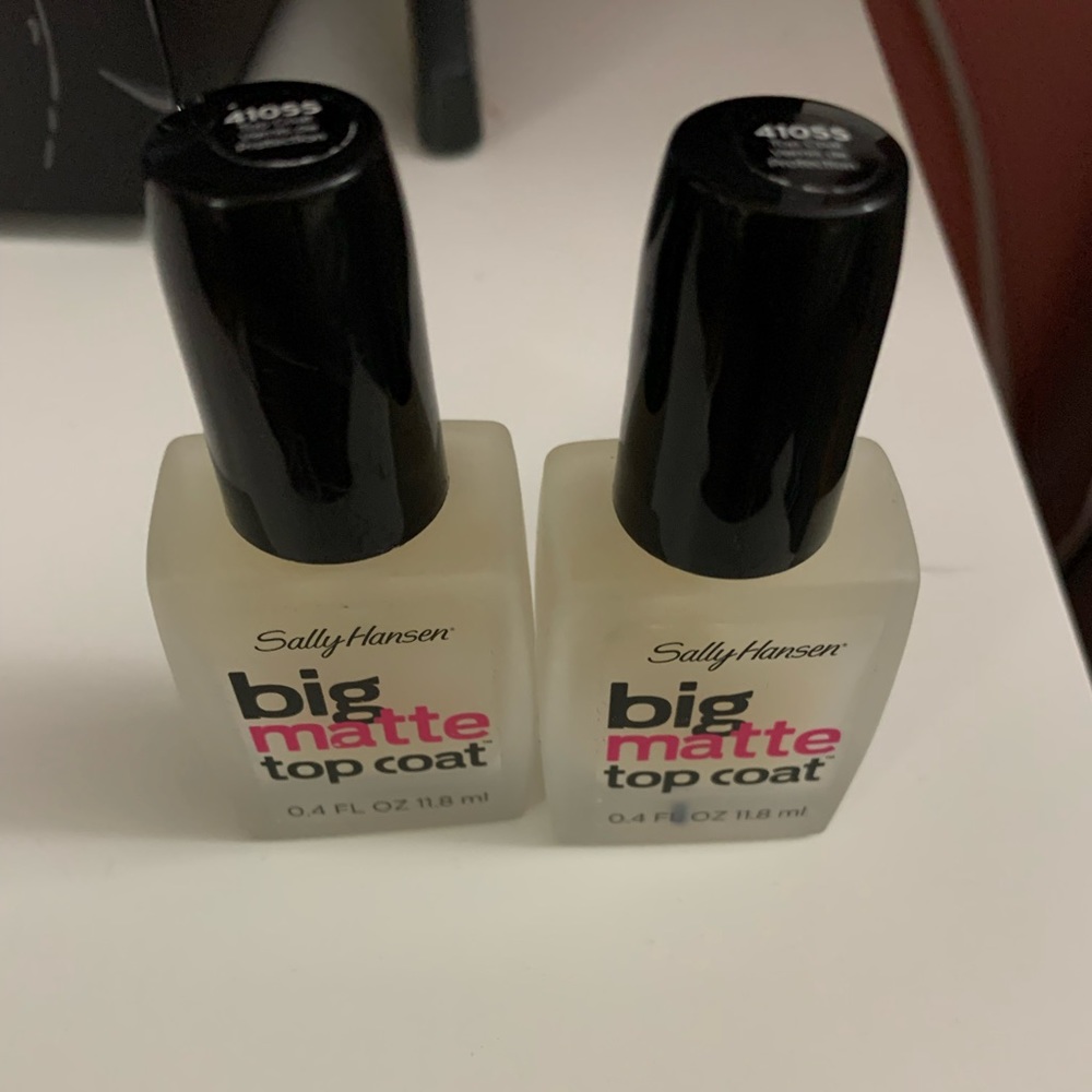 New unused Sally Hansen Big Matte Top Coat 2/$15